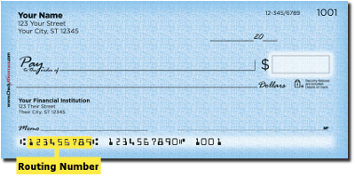 Locating your bank routing number and account number on a check - LG&E and  KU
